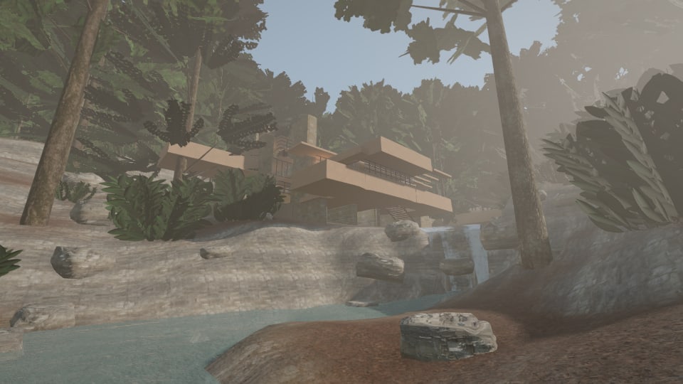 Fallingwater: anteprima del modello 3D